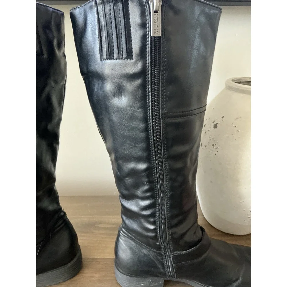 Kenneth Cole REACTION Women's Riding Knee HIgh Boot Sz 8